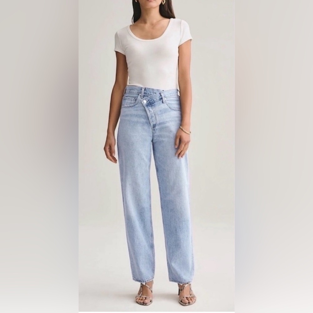 Agolde Light Wash Straight Leg‎ Jeans